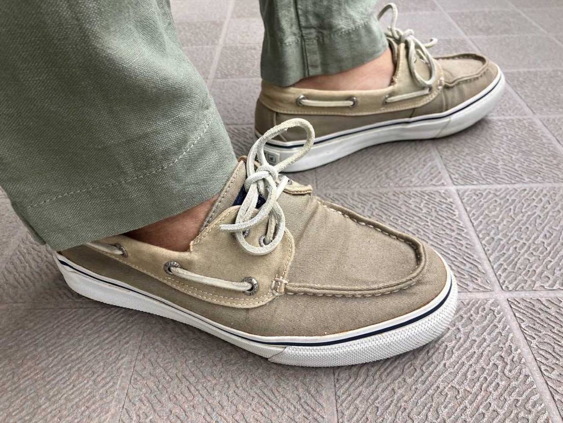 おはようございます☁️
昨日に続き、デッキシューズday②。今日はSPERRY