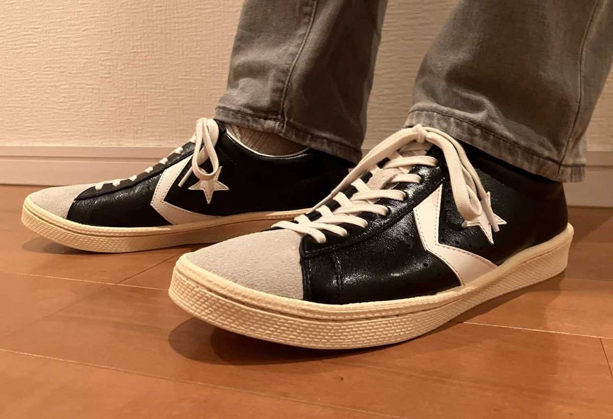 念願のPRO LEATHER J VTG OX SOMA。
普段25.5ですが