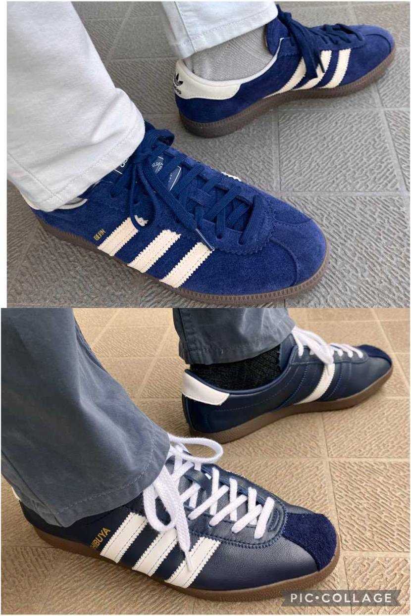 おはようございます☁️→🌉☔️🌬️
adidasテラス系（