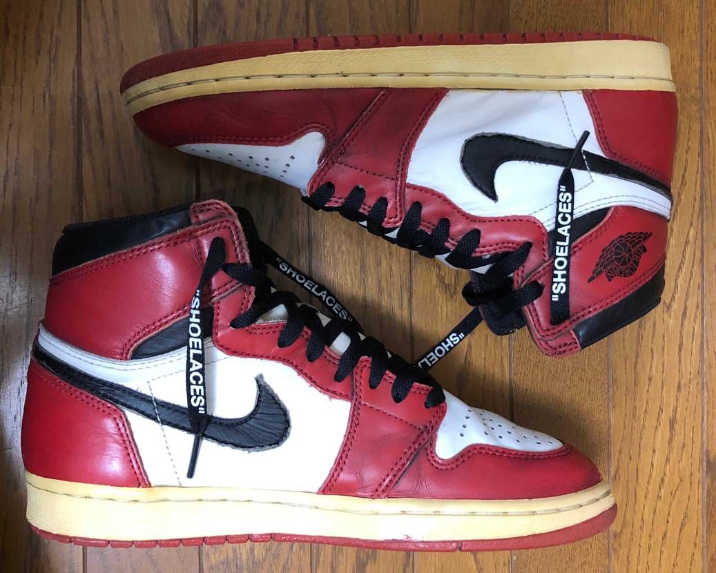 94年モデルのAIRJORDAN1 chicagoも
bredのついでにバイオ