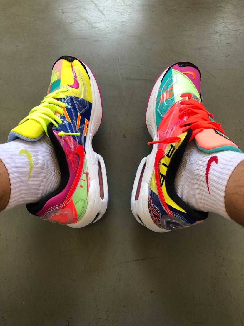2 LIGHT初履きでatmos心斎橋並んできました🏀⚽️
