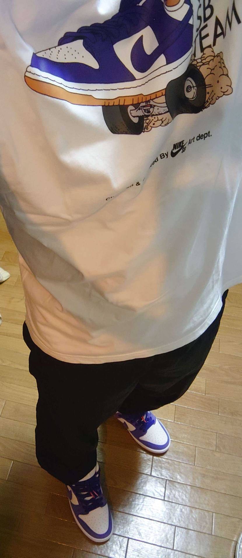 今日👟と👟👕😃
今年も合わせて使える時期になりました😅

クレカ用意して待