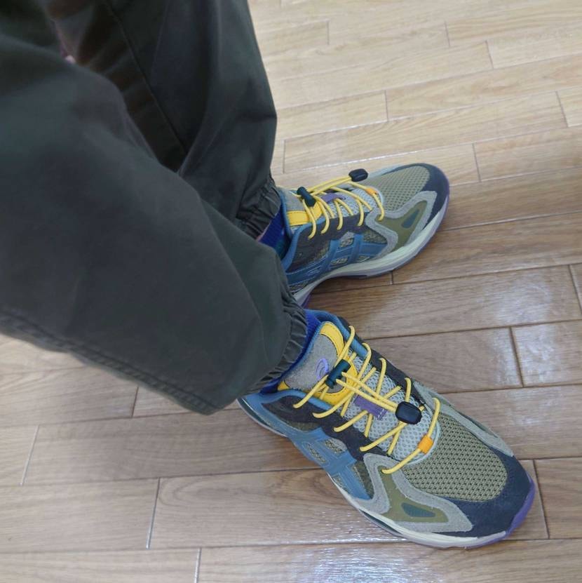 シューレースをバンジーに交換して初履き〜🤩

外寒かったんで🥶撮影は室内で😅