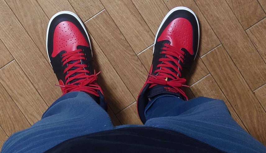 今回の🐯AJ1はどちらも買えず、ちょっと前のバーンドは買わず、時間を持て余して