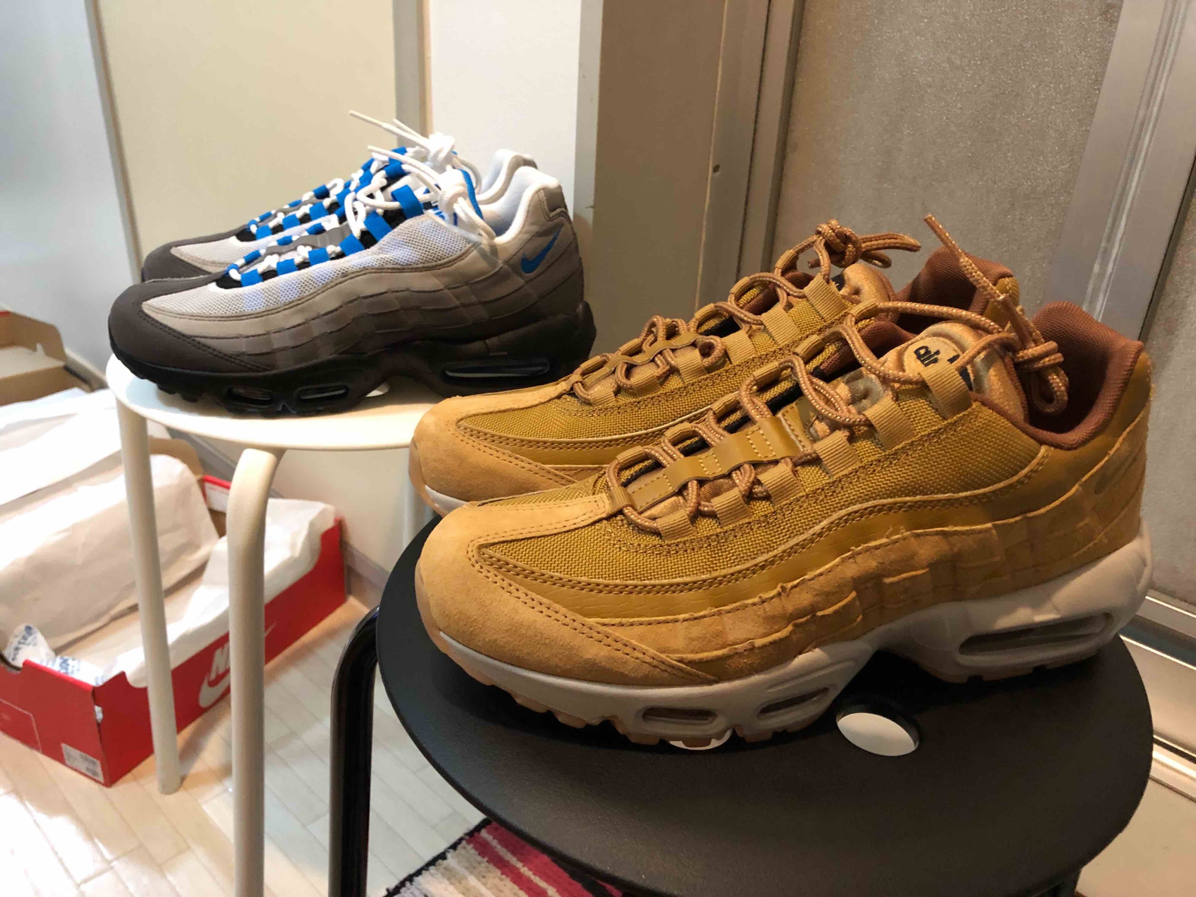 メンテナンスして収納〜
wheatはアジがでる🤤
#nike #スニー