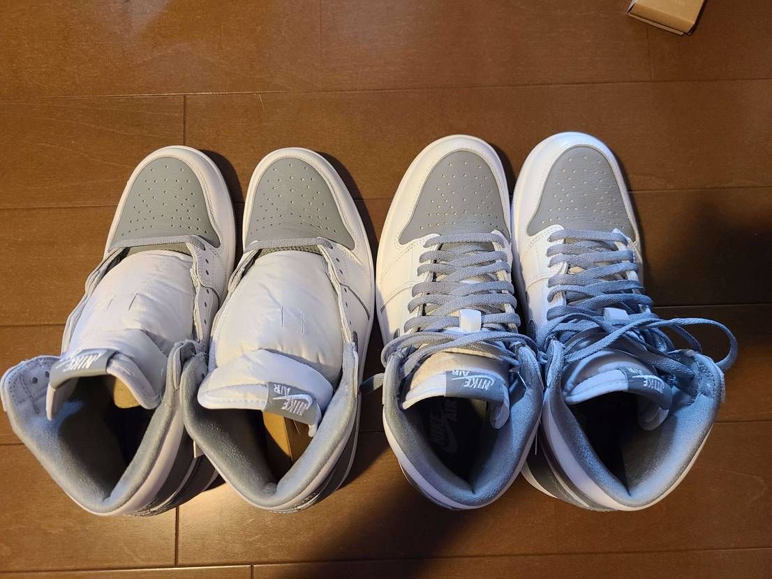 やはり、大きさ違う(-д- 三 -д-)
同じ27cmなの