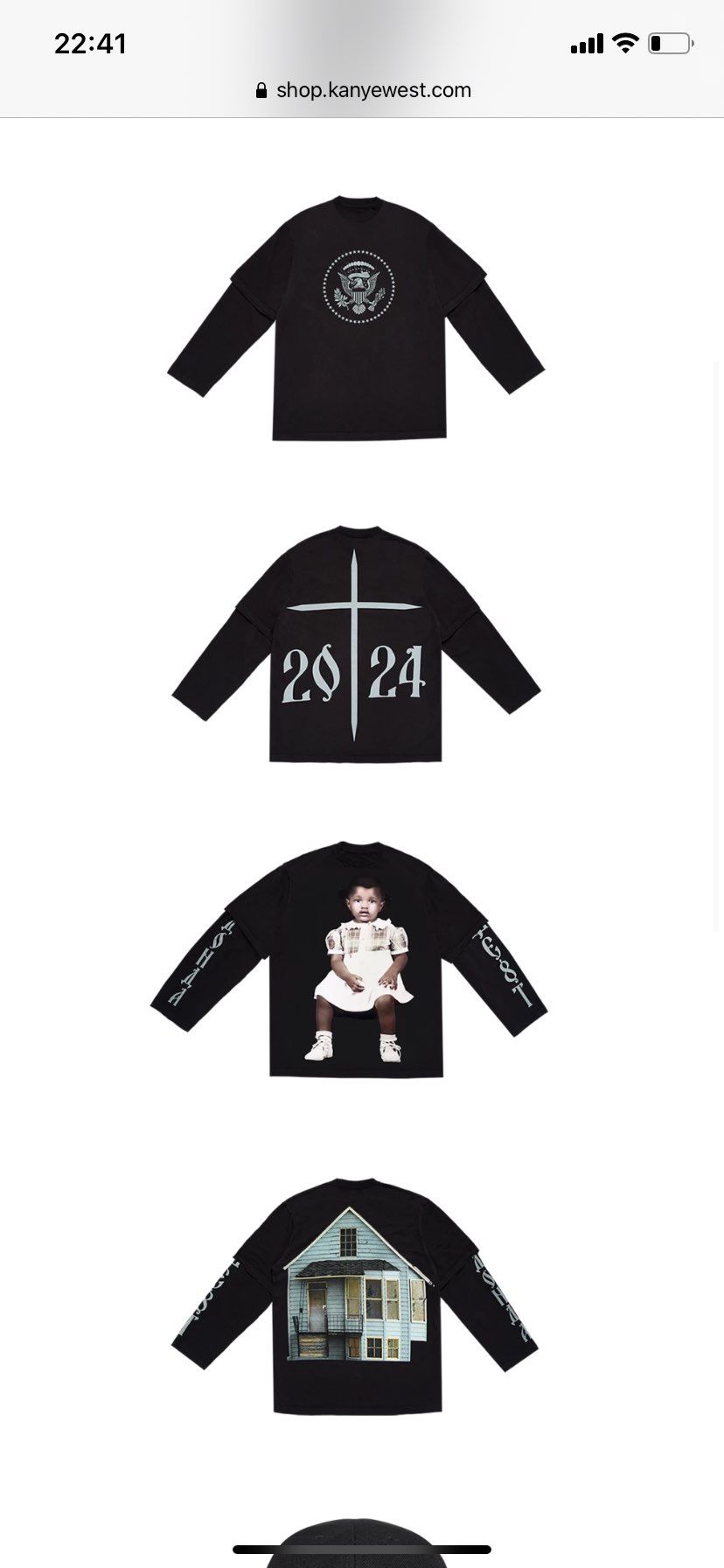 kanyeさんオフィシャルサイトでアパレル販売されてます。気になる方は是非！