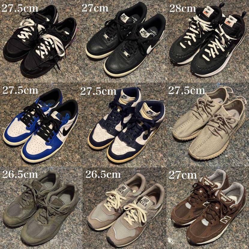 断捨離の為、この度中古出品させて頂きました！
サイズは26.5～28cmです。