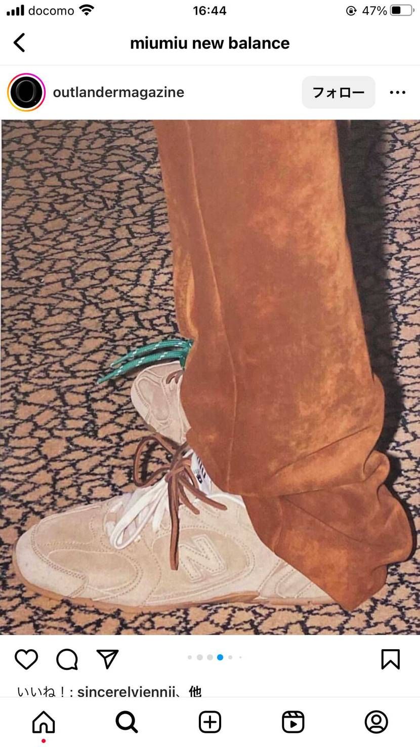 miumiu x new balance 530sl 
が