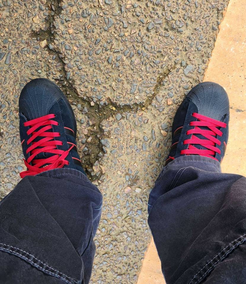 天気が良いので久しぶりのスニーカー👟