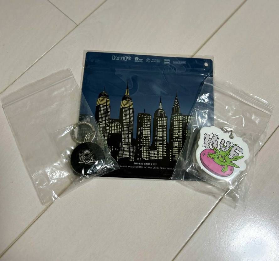 HUFのgrab bag到着📦
アパレルの福袋はハズレが多