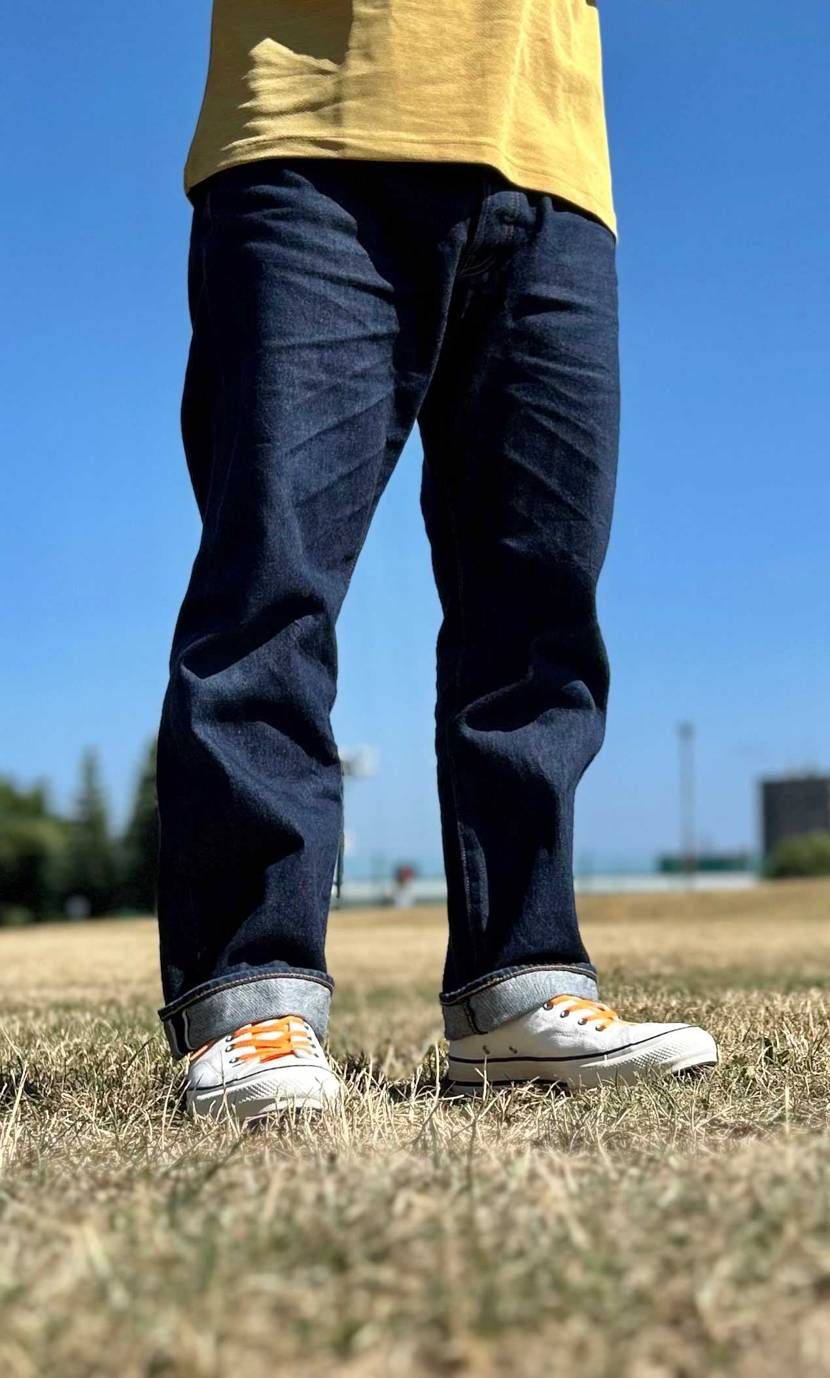 涼しく快晴の朝散歩でした🚶
Tシャツ×501×コンバース＝