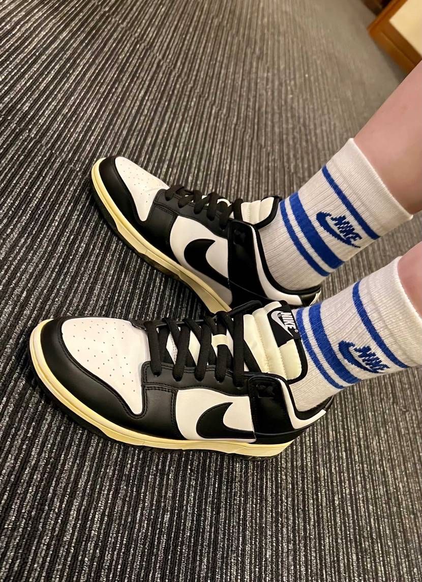 ダンクの履き心地は抜群によいですね😆👍
それにパンダ🐼はどんな格好にも合わせや