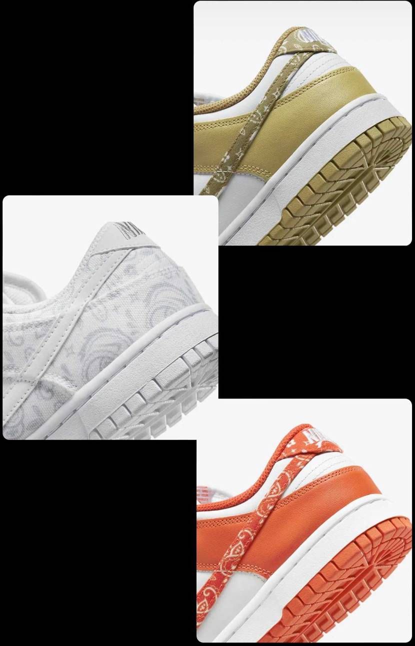 【Nike WMNS Dunk Low ESS "Paisley Pack" 抽