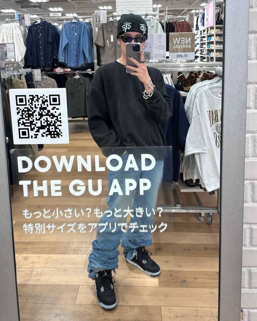 g.u.はもう買うことないだろう。サージェリーのパンツが調子良い🙆2mあるけど