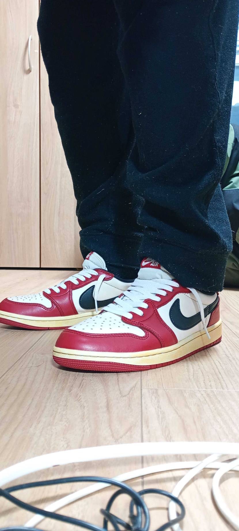 まさかの2枚抜きで眠らせていた方をコーヒー染め&ソールペイン