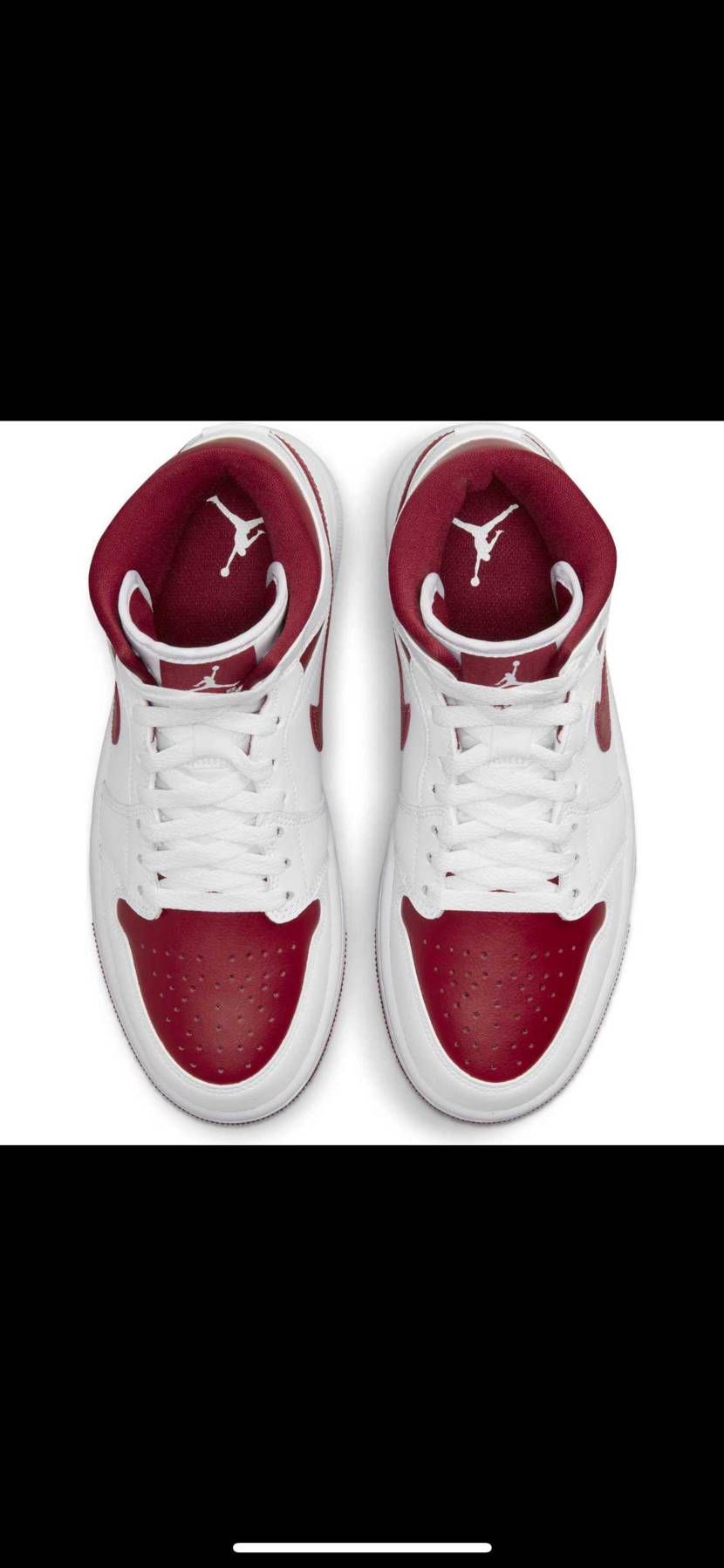 エア　ジョーダン1 MID
カラー　WHITE/PMGRNT