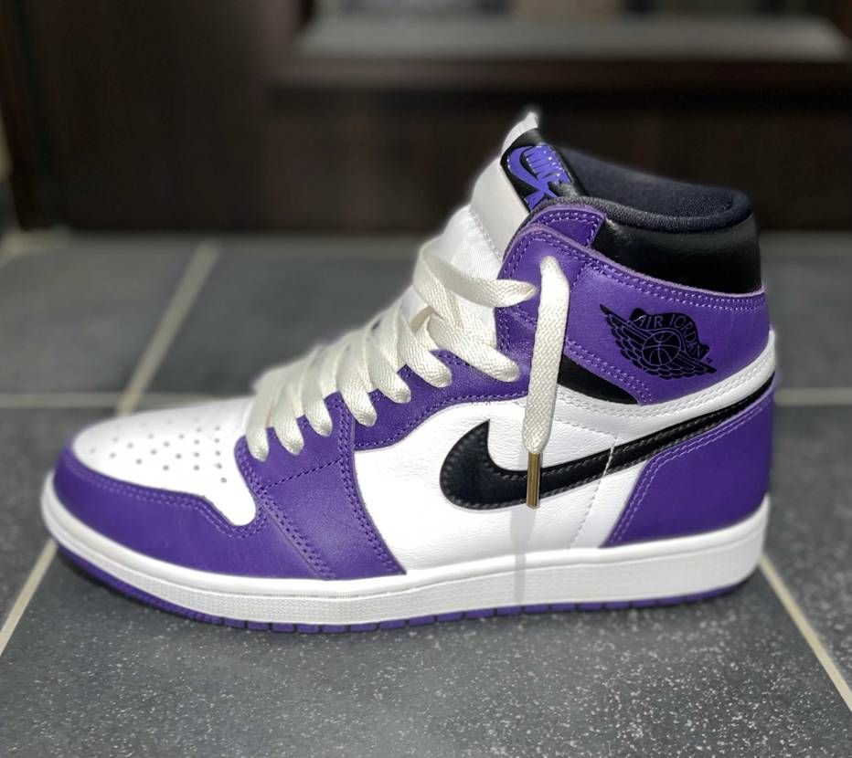 nike  jordan1 Court Purple  GS 24.5cm