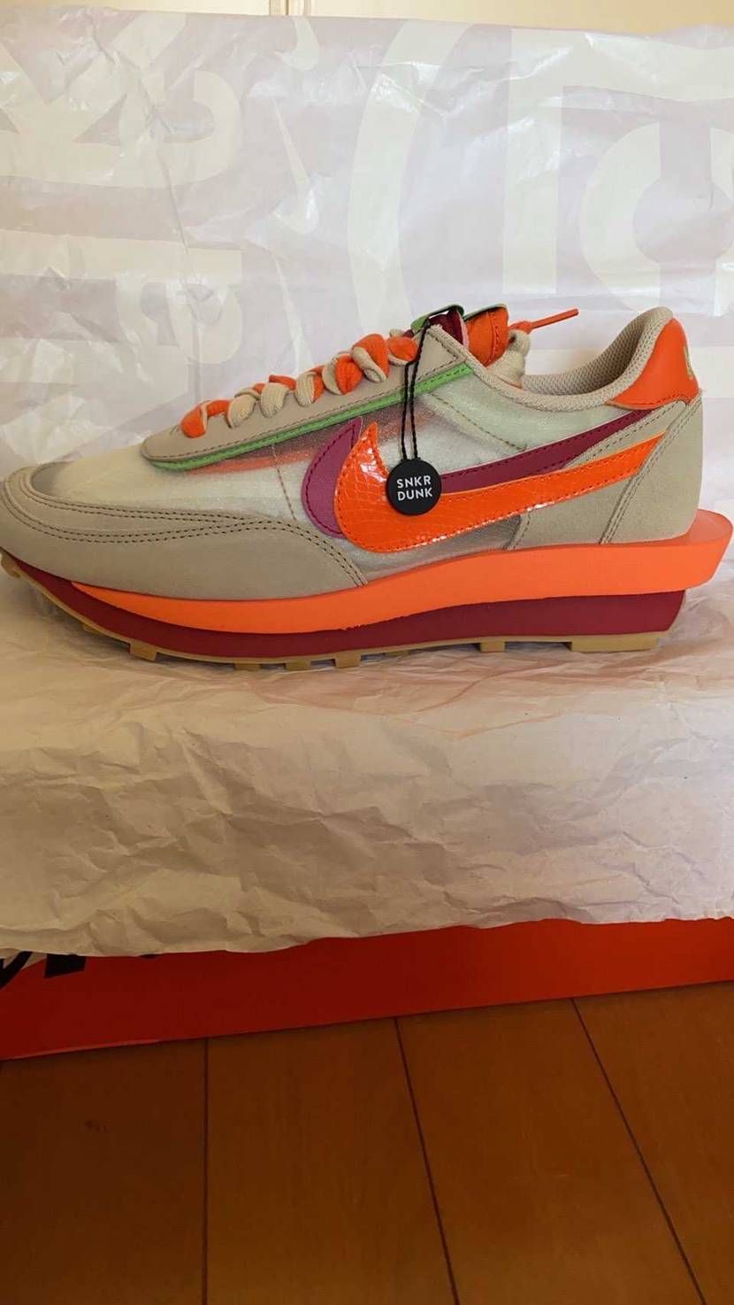 dunk lowのセイルマルチカモを注文したらsacai×c