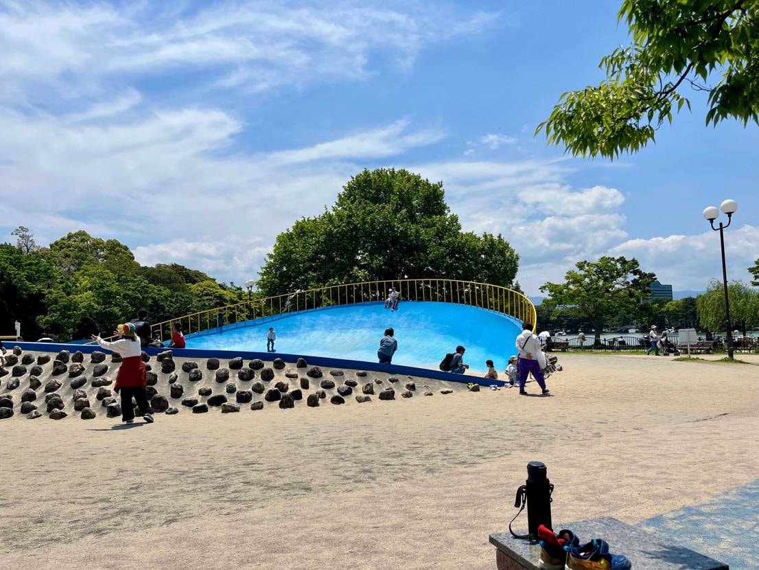 GW最終日は公園で遊びまくる🛝👧👧👨⛲️
九州は暑くて暑く