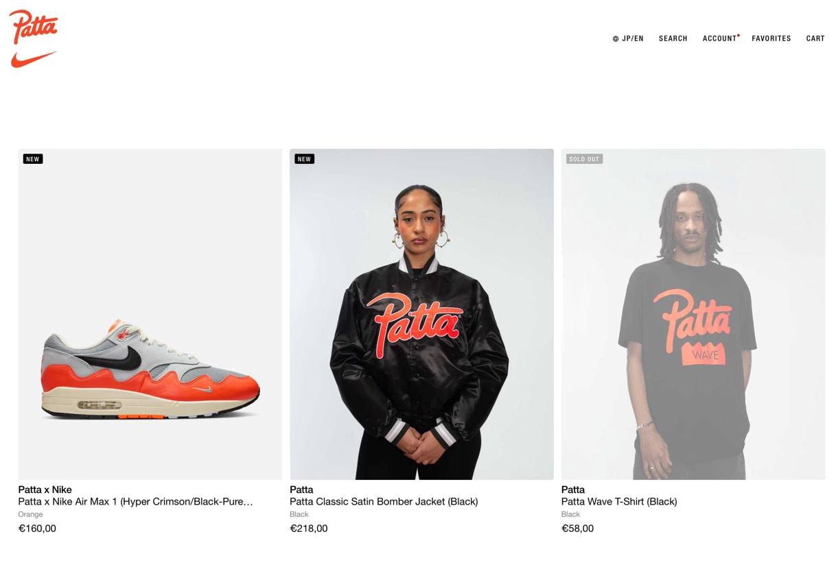 Patta x Nike Air Max 1
 (Hyper Crimson/