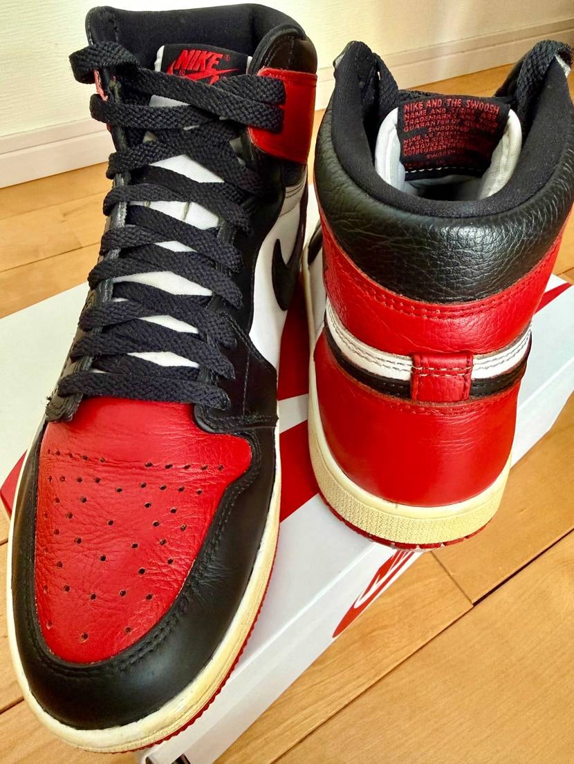数回使用したAJ1 Heritageを今更ながらカスタマイズ