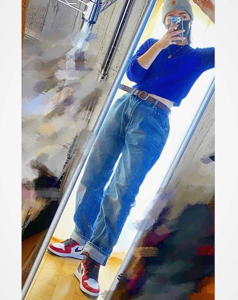 女っぽい格好が苦手でして、
頑張ってショーパンはいても