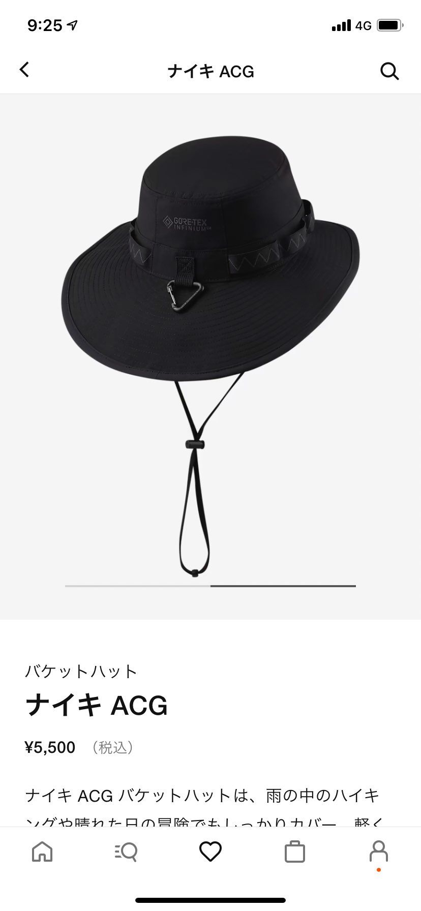 スニーカーとは関係ないけどゴアテックスのバケハ買えたからオッケー！