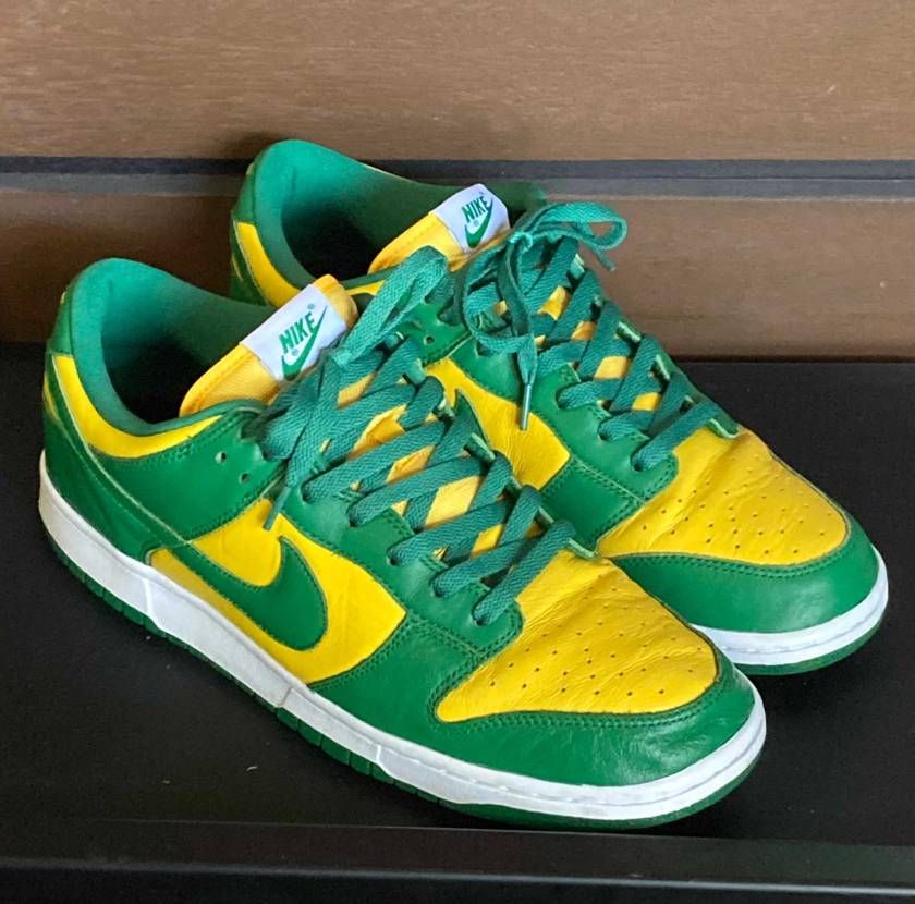 ブラジルダンク🇧🇷中古で買いました。履きじわありますが、まだ