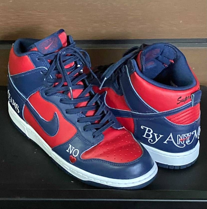 dunk sb hi supreme 中古で買いました!付属