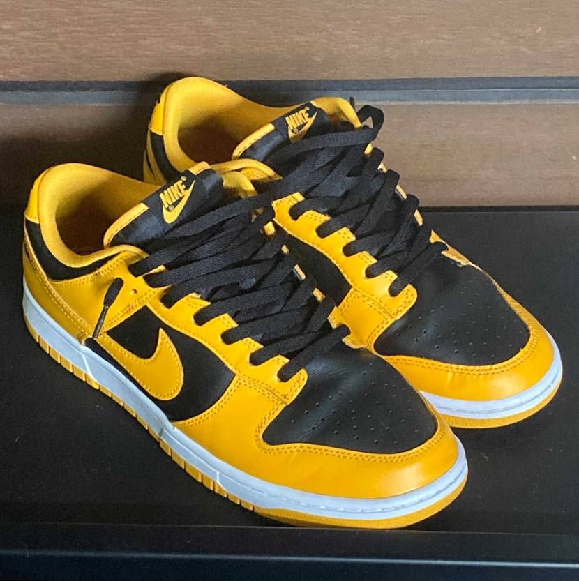 dunk low championship goldenro
