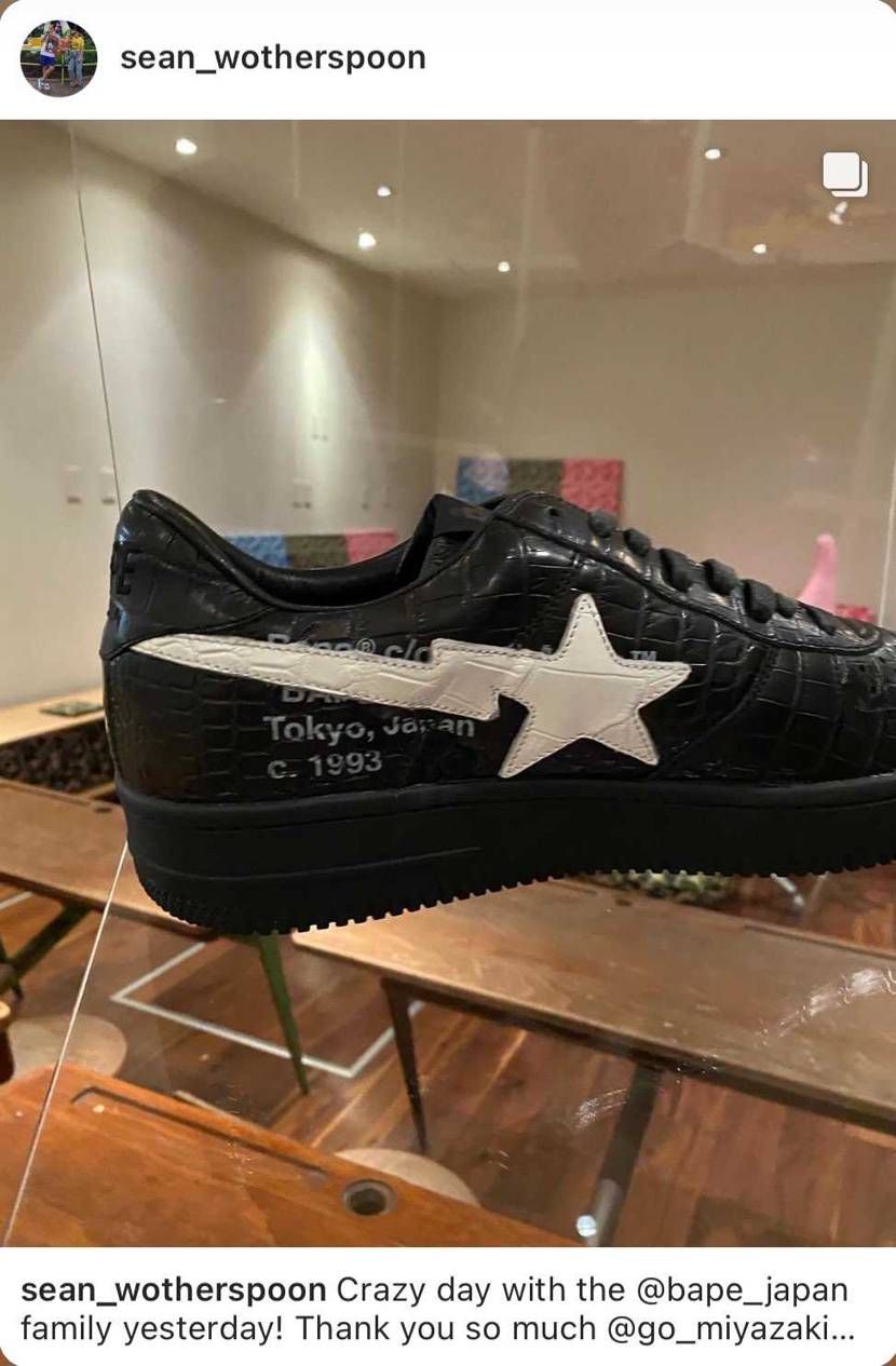 ショーンのインスタみたら…
BAPE…持ってたのか！
NIKEとの契約期間終
