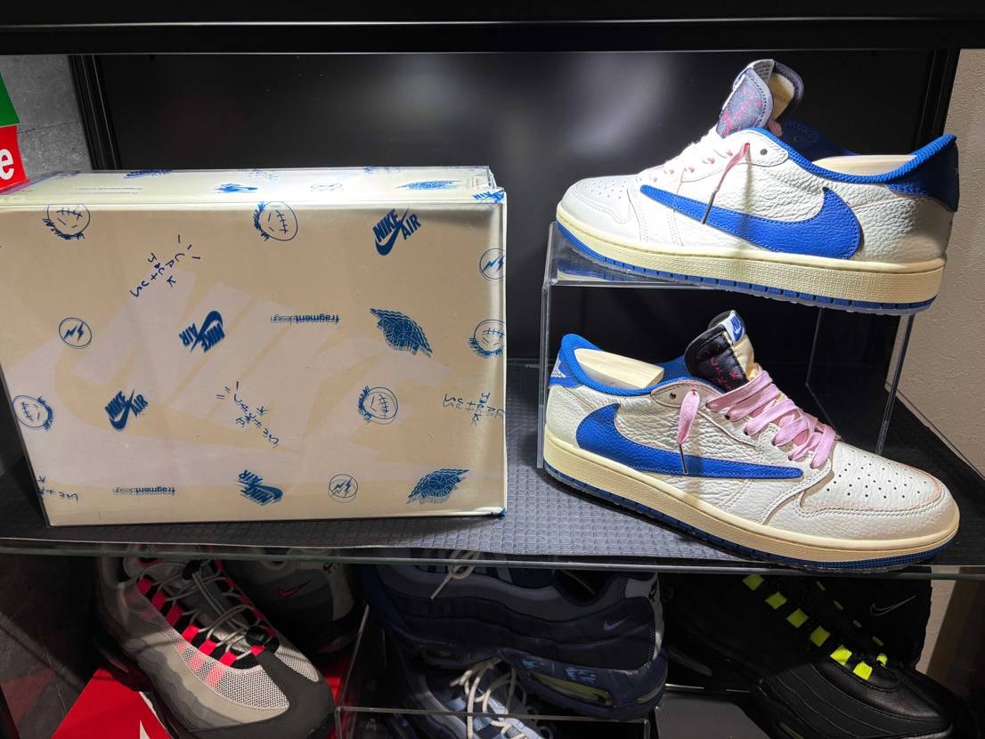 憧れのトラフグにピンクのシューレース
初おろしはいつにしよ