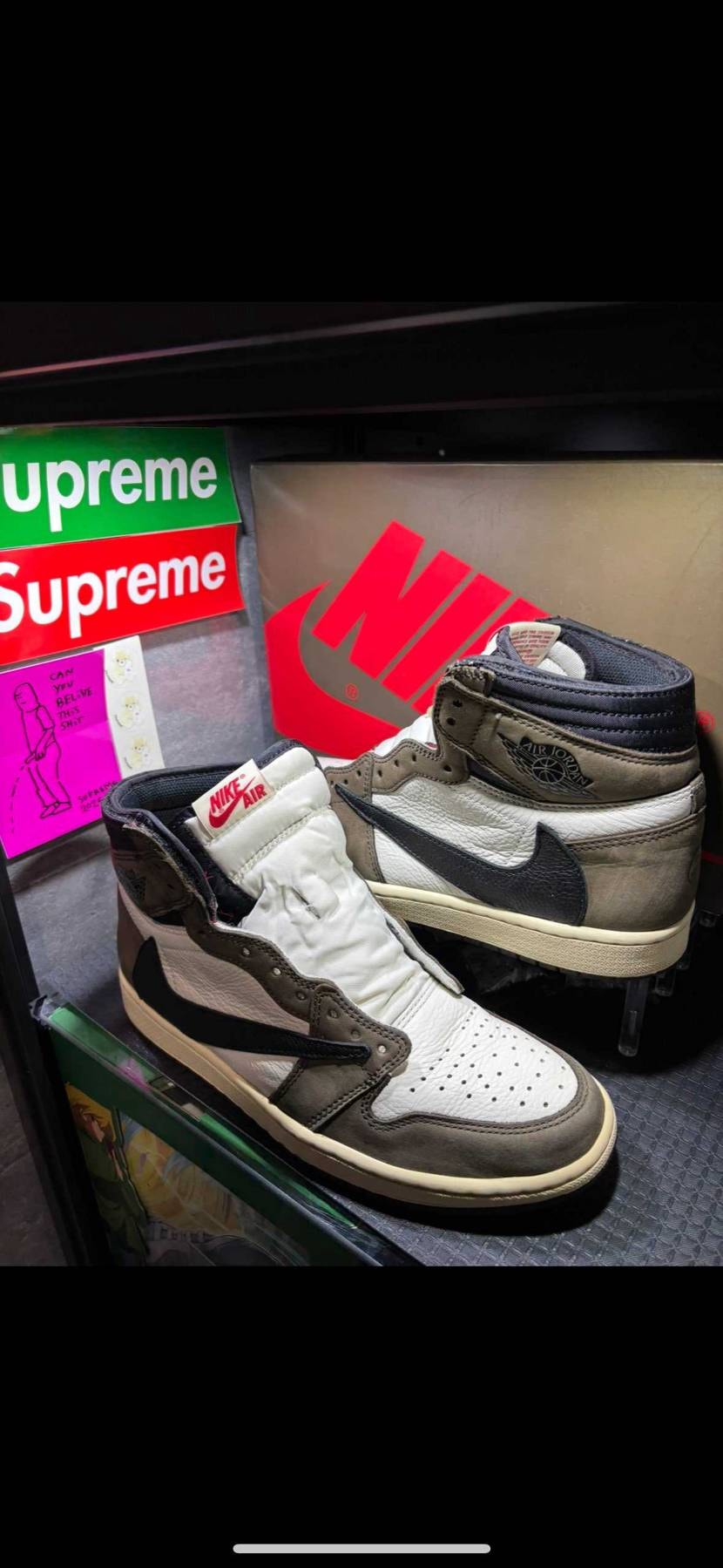 2026年の1足目は夢のエアジョーダン1✖️トラヴィスのファーストモデル　ダーク