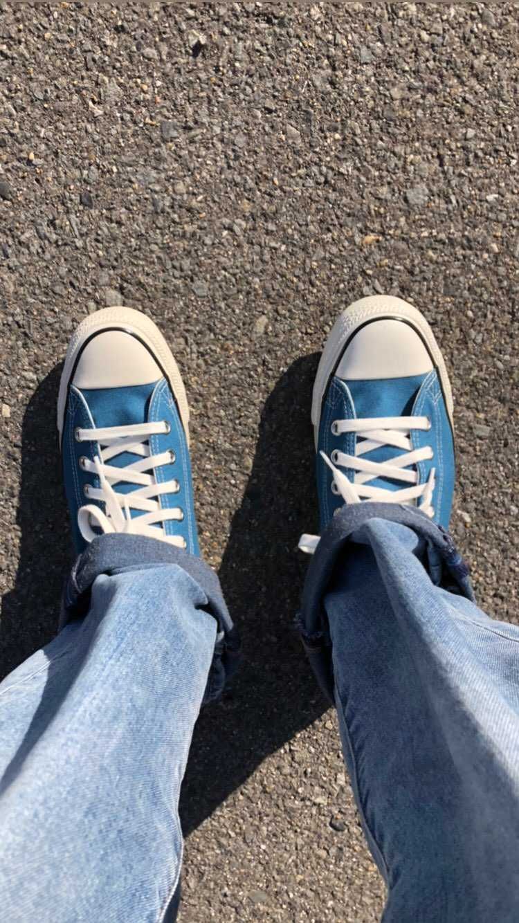 CONVERSEはカリビアンブルーが1番かわいい