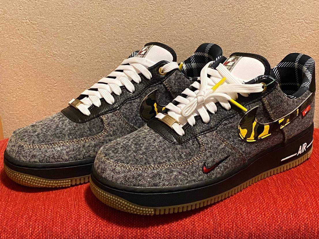 ❎日本未発売②❎
ナイキ エアフォース 1 07 ロー "カモ デニム" ブラ