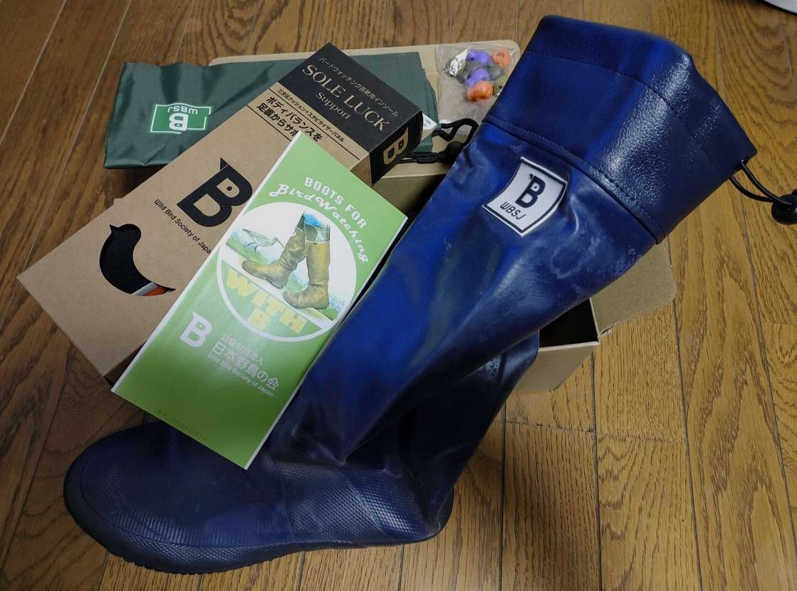 フェス&キャンプ用に
日本野鳥の会レインブーツとインソールを買った🗻🏕
