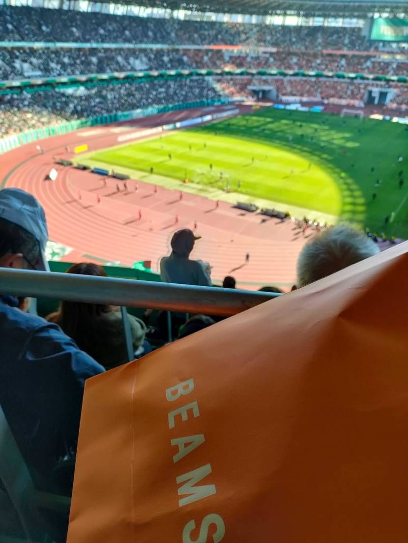 BEAMS原宿からの国立競技場⚽