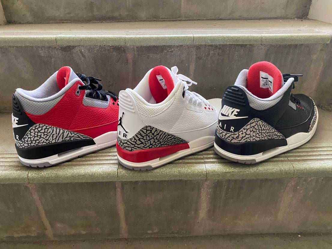 最近Jordan3ブーム
5年前に加水分解で死んでいったブ