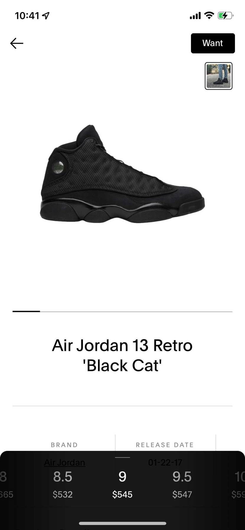 AJ13 black cat 探すかー