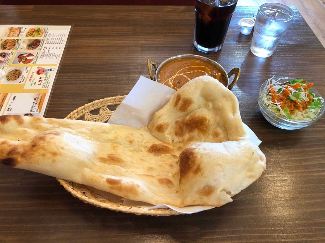 バイユーダサすぎたから、とりあえずナン食いにきた