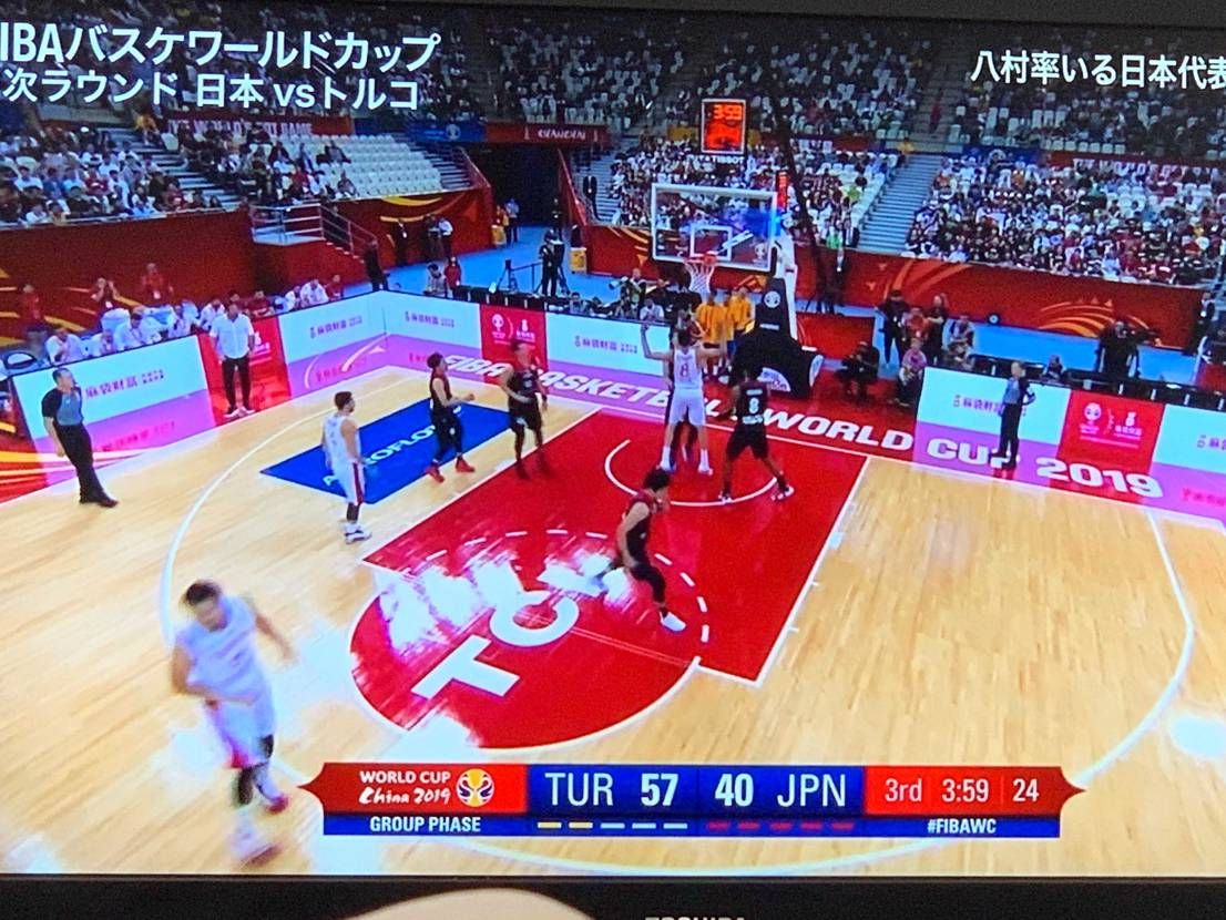日本頑張れ！ トルコ外から決めすぎてきついけど、