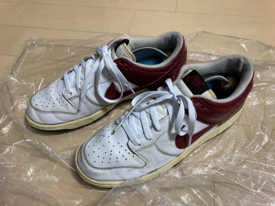 NIKE DUNK LOW LEATHER 312425-161 white/t