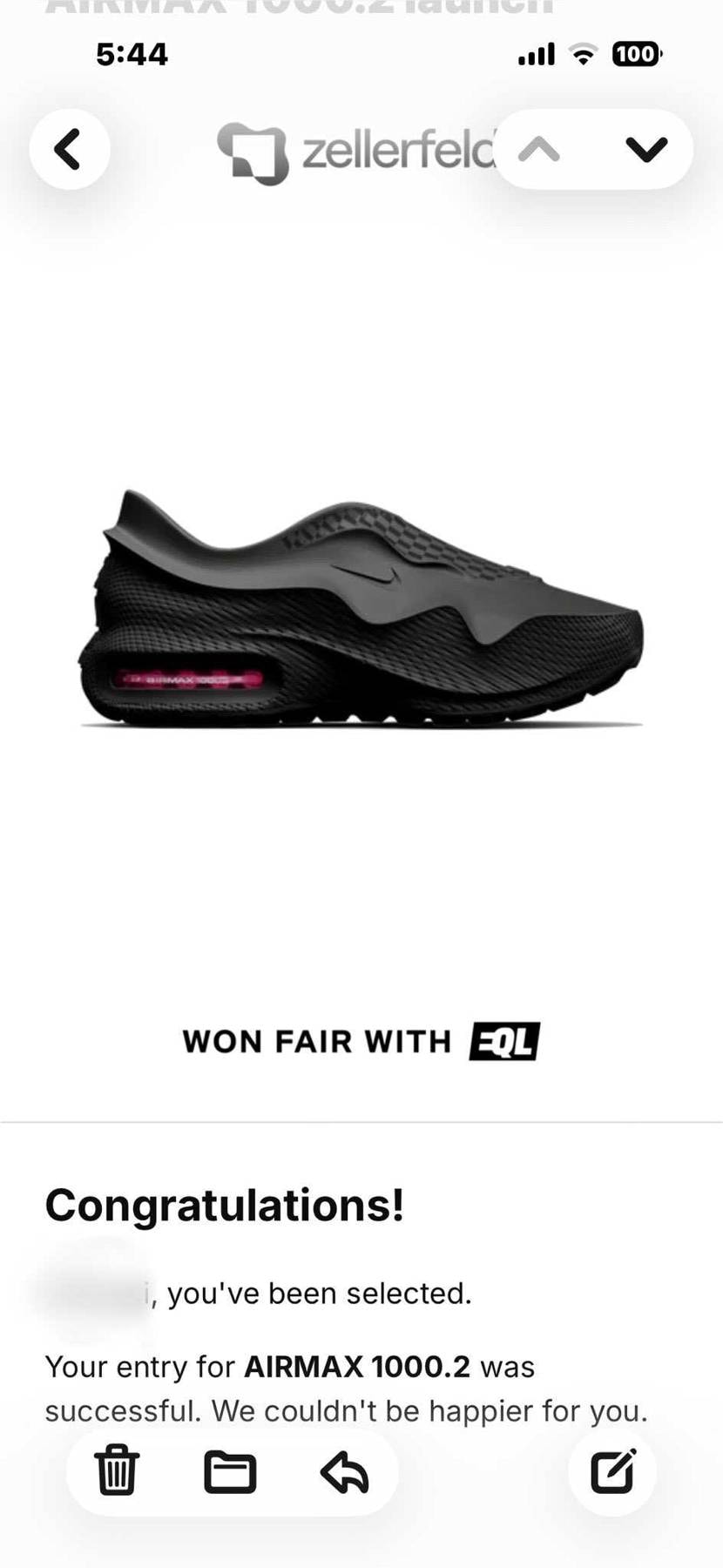 Nike Air Max 1000.2 "Black/Pink Spell"
