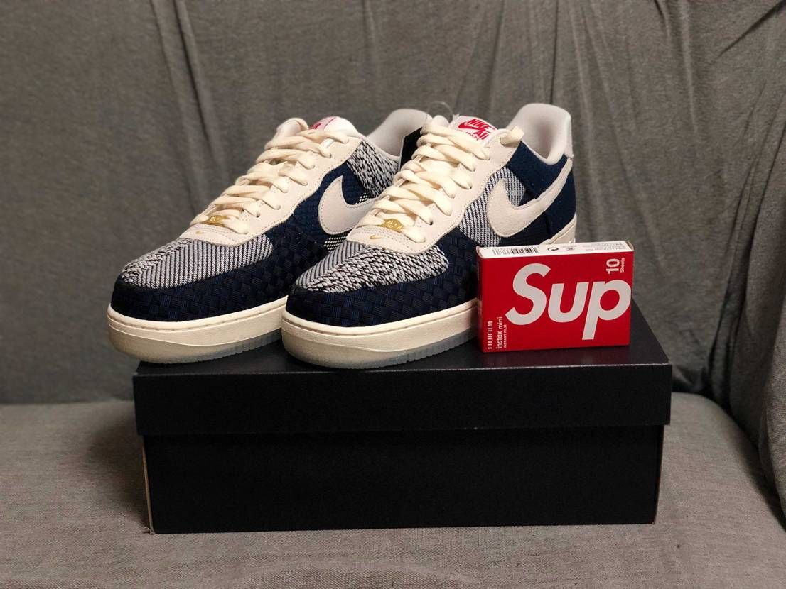 大切なお方々からご支援いただいた、AF1刺し子とSBダンクが