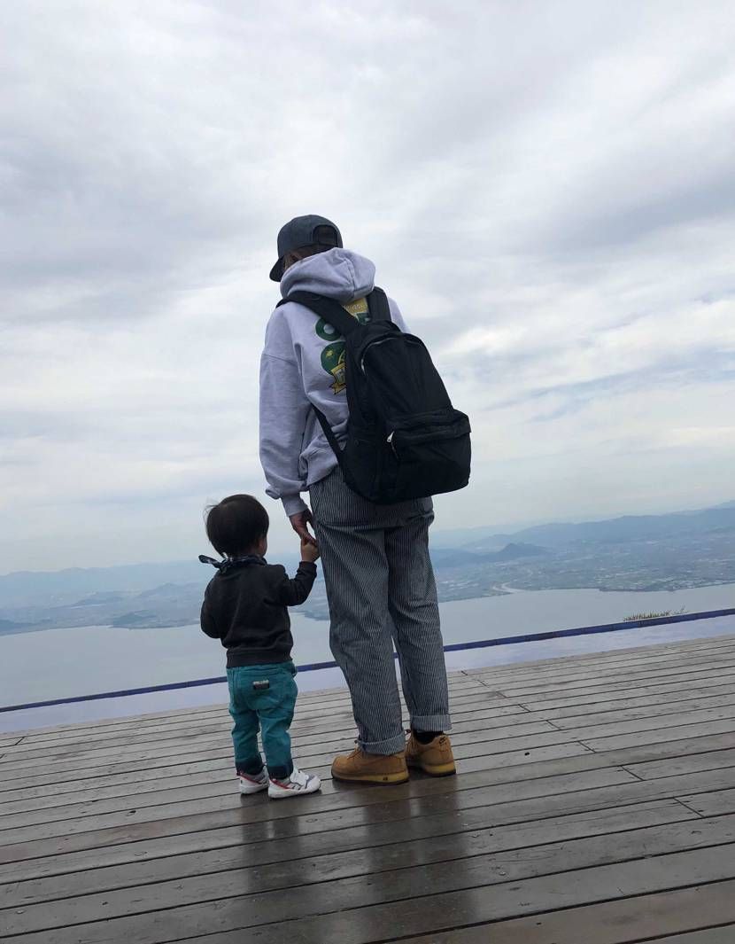 琵琶湖テラス行ってきました😊
あいにくの曇り空でしたが、家