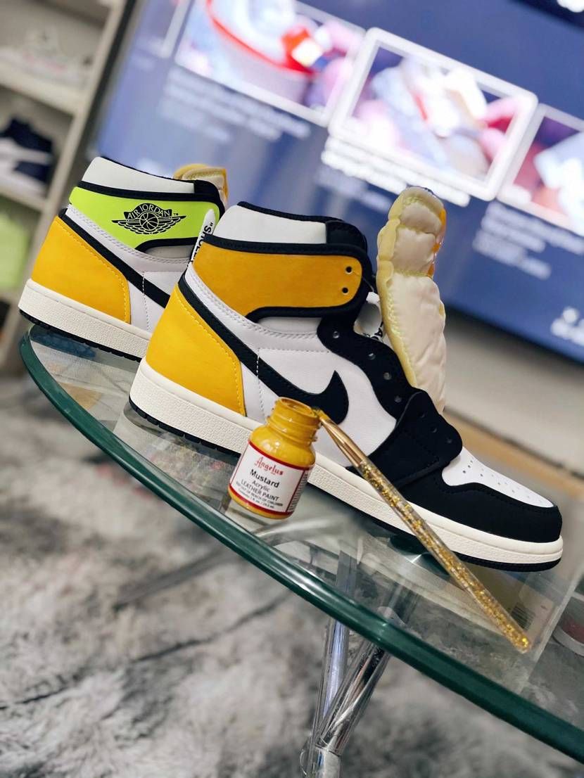 ナイキ エアジョーダン1 ハイ Og ボルトゴールド のコーデ 口コミ投稿 塗ってみました Byミスト スニーカーダンク