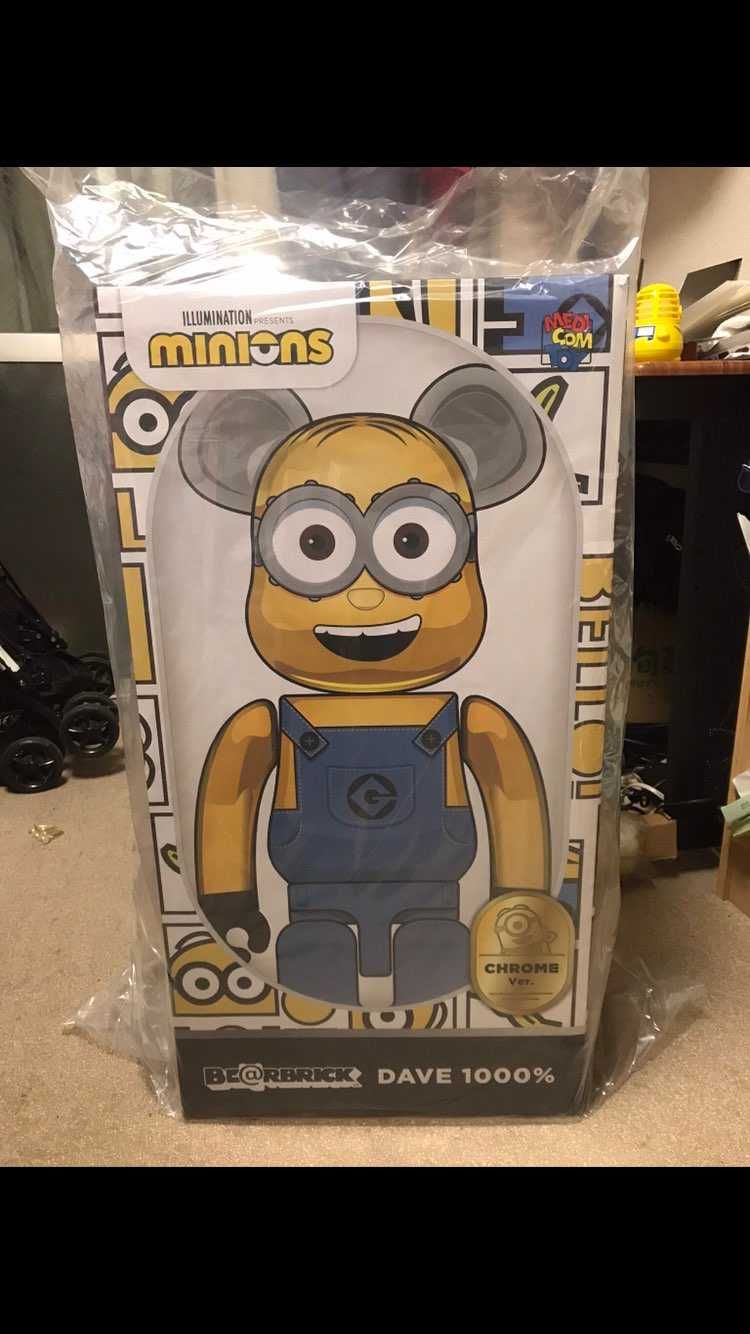 BE@RBRICK DAVE CHROME Ver. 1000% 
（ベアブリ