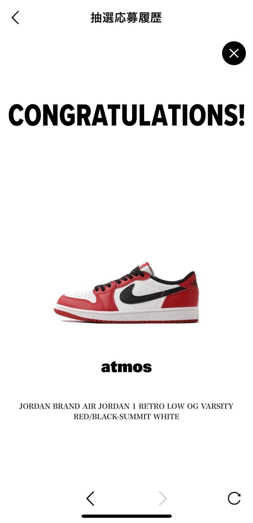 エアマックス95HRJK、トラフグに続きシカゴも買えました😁