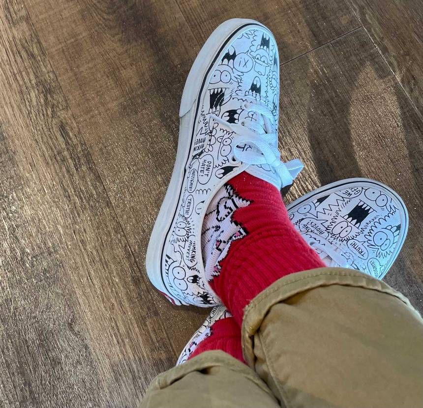 ひさびさVANS。なんか最近は気づいたらNIKE多め。。